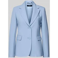 Weekend Max Mara Slim Fit Blazer mit Reverskragen in Hellblau, Größe 42 Weekend Max Mara Slim Fit Blazer mit Reverskragen in Hellblau, Größe 42 von Weekend Max Mara