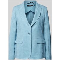 Weekend Max Mara Blazer mit Pattentaschen Modell 'NALUT' in Bleu, Größe 42 von Weekend Max Mara