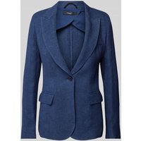 Weekend Max Mara Blazer mit Pattentaschen Modell 'NALUT' in Marine, Größe 42 von Weekend Max Mara