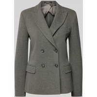 Weekend Max Mara Blazer mit Reverskragen Modell 'FUNGHI' in Dunkelgrau, Größe XXL von Weekend Max Mara