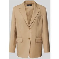 Weekend Max Mara Blazer mit Reverskragen Modell 'MATERIA' in Camel, Größe 38 von Weekend Max Mara