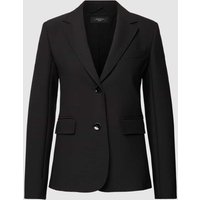 Weekend Max Mara Blazer mit Reverskragen und Paspeltasche am Gesäß in Black, Größe 34 von Weekend Max Mara