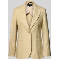 Weekend Max Mara Taillierter Blazer aus Baumwoll-Leinen-Mix Modell 'GALLI' in Sand, Größe 42 von Weekend Max Mara