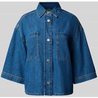 Weekend Max Mara Boxy Fit Jeanshemd aus reiner Baumwolle Modell 'ENZA' in Jeansblau, Größe 34 von Weekend Max Mara