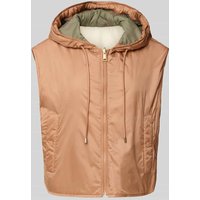 Weekend Max Mara Boxy Fit Weste mit seitlichen Knopfleisten Modell 'LEVANTE' in Khaki, Größe XXL Weekend Max Mara Boxy Fit Weste mit seitlichen Knopfleisten Modell 'LEVANTE' in Khaki, Größe XXL von Weekend Max Mara
