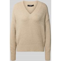 Weekend Max Mara Comfort Fit Strickpullover aus Woll-Mix Modell 'VISITA' in Sand, Größe XXL Weekend Max Mara Comfort Fit Strickpullover aus Woll-Mix Modell 'VISITA' in Sand, Größe XXL von Weekend Max Mara