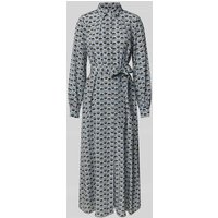 Weekend Max Mara Fließendes Hemdblusenkleid aus reiner Seide Modell 'NARVEL' in Hellblau, Größe 40 von Weekend Max Mara