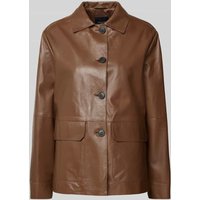 Weekend Max Mara Jacke in Leder-Optik Modell 'KAYA' in Hazel, Größe 38 von Weekend Max Mara