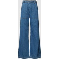 Weekend Max Mara Jeans mit weitem Bein Modell 'PATRONI' in Jeansblau, Größe 38 von Weekend Max Mara