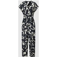 Weekend Max Mara Jumpsuit mit Allover-Muster Modell 'DOLLARO' in Black, Größe 42 von Weekend Max Mara