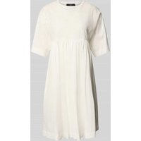 Weekend Max Mara Knielanges Kleid mit Lochstickerei Modell 'MORETTO' in Weiss, Größe L von Weekend Max Mara