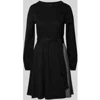 Weekend Max Mara Knielanges Kleid mit Taillengürtel Modell 'RIVIERA' in Black, Größe XL von Weekend Max Mara
