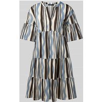 Weekend Max Mara Knielanges Kleid mit Tunikakragen Modell 'ELY' in Hellblau, Größe XL von Weekend Max Mara