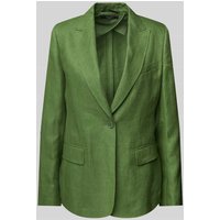 Weekend Max Mara Leinenblazer mit Reverskragen Modell 'NALUT' in Gruen, Größe 44 von Weekend Max Mara