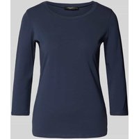Weekend Max Mara Shaped Fit Longsleeve mit Baumwoll-Anteil Modell 'MULTIA' in Marine, Größe M von Weekend Max Mara