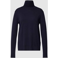 Weekend Max Mara Longsleeve mit Stehkragen Modell 'KIKU' in Marine, Größe S von Weekend Max Mara