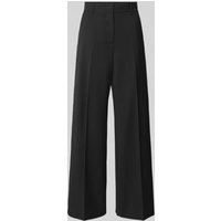 Weekend Max Mara Loose Fit Weite Hose aus reiner Schurwolle Modell 'VISIVO' in Black, Größe 36 von Weekend Max Mara