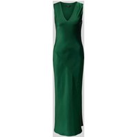 Weekend Max Mara Maxikleid mit V-Ausschnitt Modell 'GIUBBA' in Smaragd, Größe 38 von Weekend Max Mara
