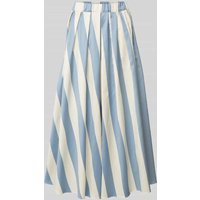 Weekend Max Mara Maxirock mit Kellerfalten Modell 'VIDIM' in Hellblau, Größe 40 von Weekend Max Mara