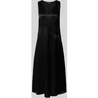 Weekend Max Mara Midikleid mit V-Ausschnitt Modell 'CIMA' in Black, Größe 38 von Weekend Max Mara