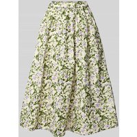 Weekend Max Mara Midirock mit Spitzenbesatz Modell 'ORME' in Offwhite, Größe S von Weekend Max Mara