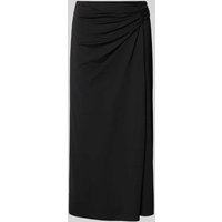 Weekend Max Mara Midirock mit seitlicher Raffung Modell 'MEMO' in Black, Größe XXL Weekend Max Mara Midirock mit seitlicher Raffung Modell 'MEMO' in Black, Größe XXL von Weekend Max Mara