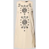 Weekend Max Mara Minikleid mit Motiv-Stitching Modell 'DONALD' in Offwhite, Größe 38 Weekend Max Mara Minikleid mit Motiv-Stitching Modell 'DONALD' in Offwhite, Größe 38 von Weekend Max Mara