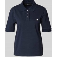 Weekend Max Mara Poloshirt mit Knopfleiste Modell 'SCENA' in Marine, Größe L von Weekend Max Mara