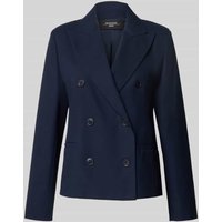 Weekend Max Mara Regular Fit Blazer aus reiner Baumwolle Modell 'TAPPETO' in Marine, Größe 40 von Weekend Max Mara