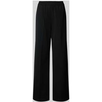 Weekend Max Mara Regular Fit Hose mit Schurwolle-Anteil Modell 'PETRA' in Black, Größe 40 von Weekend Max Mara