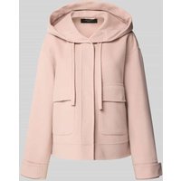 Weekend Max Mara Regular Fit Jacke mit Kapuze aus Woll-Mix Modell 'GARY' in Hellrosa, Größe 42 von Weekend Max Mara