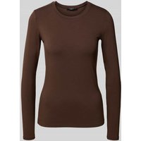 Weekend Max Mara Regular Fit Langarmshirt aus Viskose-Mix Modell 'MULTI' in Dunkelbraun, Größe XS Weekend Max Mara Regular Fit Langarmshirt aus Viskose-Mix Modell 'MULTI' in Dunkelbraun, Größe XS von Weekend Max Mara
