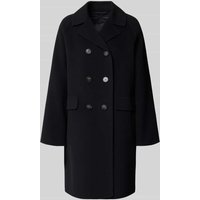 Weekend Max Mara Regular Fit Mantel aus Wolle Modell 'ZOLFO' in Black, Größe 42 von Weekend Max Mara