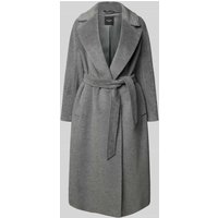 Weekend Max Mara Regular Fit Wollmantel mit Alpaka und Mohair Modell 'TEMPERA' in Dunkelgrau, Größe 34 von Weekend Max Mara