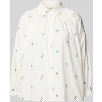 Weekend Max Mara Relaxed Fit Bluse mit überschnittenen Schultern Modell 'GILLY' in Weiss, Größe 40 von Weekend Max Mara