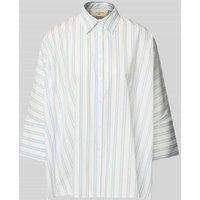 Weekend Max Mara Relaxed Fit Hemdbluse mit 3/4-Arm Modell 'HUDSON' in Weiss, Größe 34 von Weekend Max Mara