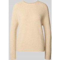 Weekend Max Mara Relaxed Fit Strickpullover aus Alpaka-Mix Modell 'GHIACCI' in Ecru, Größe XXL von Weekend Max Mara