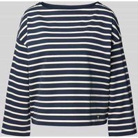 Weekend Max Mara Relaxed Fit Sweatshirt aus reiner Baumwolle Modell 'CAMPALE' in Marine, Größe XXL Weekend Max Mara Relaxed Fit Sweatshirt aus reiner Baumwolle Modell 'CAMPALE' in Marine, Größe XXL von Weekend Max Mara