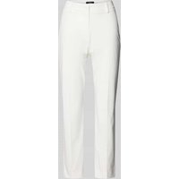 Weekend Max Mara Slim Fit Stoffhose mit Gürtelschlaufen Modell 'CECCO' in Weiss, Größe 38 von Weekend Max Mara