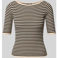 Weekend Max Mara Slim Fit Strickpullover aus Viskose-Mix Modell 'WASER' in Black, Größe XXL von Weekend Max Mara