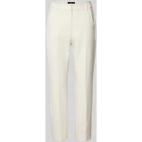 Weekend Max Mara Stoffhose mit französischen Eingrifftaschen Modell 'RANA' in Ecru, Größe 42 von Weekend Max Mara