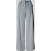 Weekend Max Mara Straight Fit Cordhose aus reiner Baumwolle mit seitlichen Eingrifftaschen Modell 'TANIA' in Hellblau, Größe 44 von Weekend Max Mara