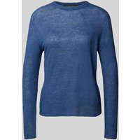 Weekend Max Mara Strickpullover aus reinem Flachs Modell 'ATZECO' in Blau, Größe M von Weekend Max Mara