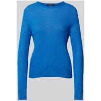 Weekend Max Mara Strickpullover aus reinem Flachs Modell 'ATZECO' in Royal, Größe L von Weekend Max Mara