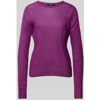 Weekend Max Mara Strickpullover aus reinem Flachs Modell 'ATZECO' in Violett, Größe L von Weekend Max Mara