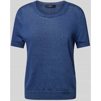 Weekend Max Mara Strickpullover mit 1/2-Arm Modell 'PANCONE' in Marine, Größe XL von Weekend Max Mara