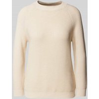 Weekend Max Mara Strickpullover mit Raglanärmeln Modell 'LINZ' in Ecru, Größe XXL von Weekend Max Mara