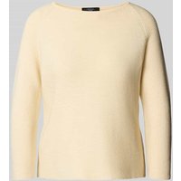 Weekend Max Mara Strickpullover mit Rundhalsausschnitt Modell 'ADDOTTO' in Ecru, Größe XL von Weekend Max Mara