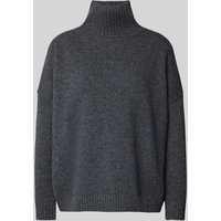 Weekend Max Mara Strickpullover mit Stehkragen Modell 'BORGIA' in Mittelgrau, Größe S von Weekend Max Mara