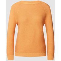 Weekend Max Mara Strickpullover mit Rundhalsausschnitt Modell 'LINZ' in Orange, Größe XL von Weekend Max Mara